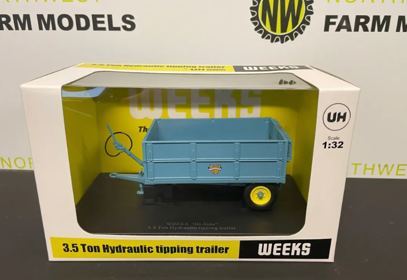 UNIVERSAL HOBBIES 6229 1:32 SCALE WEEKS HI SIDE TIPPER TRAILER