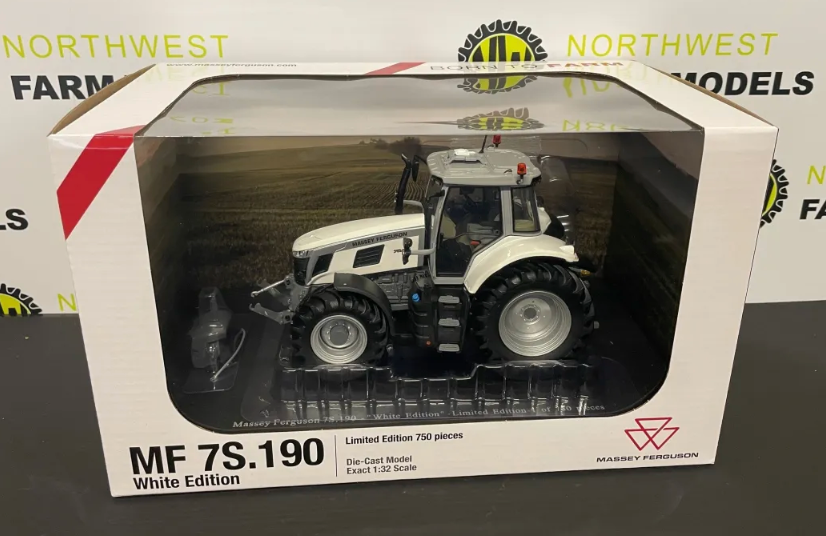UNIVERSAL HOBBIES 6616 1:32 SCALE MASSEY FERGUSON 7S.190 WHITE EDITION