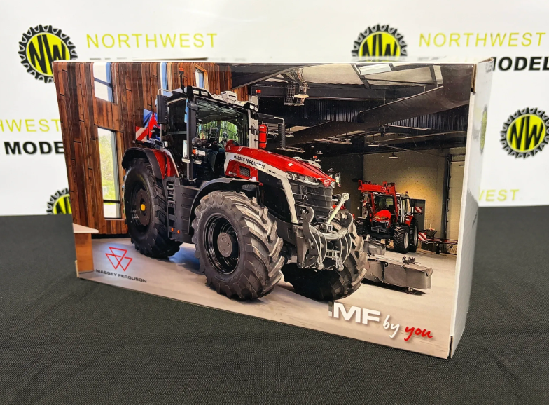 UNIVERSAL HOBBIES 6858 1:32 SCALE MASSEY FERGUSON 9S.425 METALLIC RED LIMITED EDITION