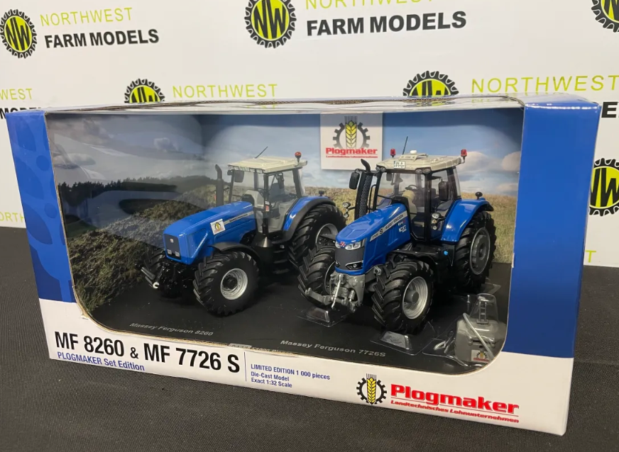 UNIVERSAL HOBBIES 7123 1:32 SCALE MASSEY FERGUSON 7726S PLOGMAKER LIMITED EDITION