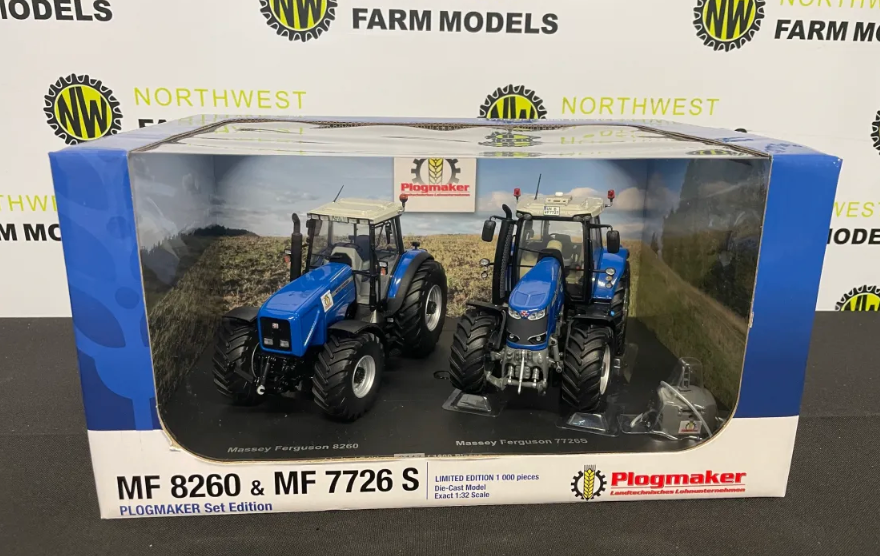 UNIVERSAL HOBBIES 7123 1:32 SCALE MASSEY FERGUSON 7726S PLOGMAKER LIMITED EDITION