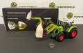 UNIVERSAL HOBBIES 6636 1:32 SCALE CLAAS ARION 550 WITH FRONT LOADER AND BAG"CORN OF FAME"