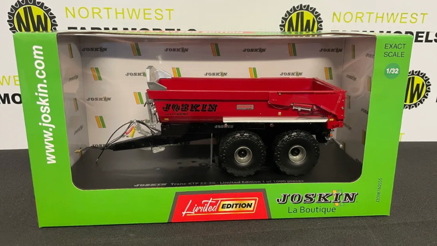 UNIVERSAL HOBBIES 6804 1:32 SCALE JOSKIN TRANS-KTP 22/50 RED/BLACK LIMITED EDITION