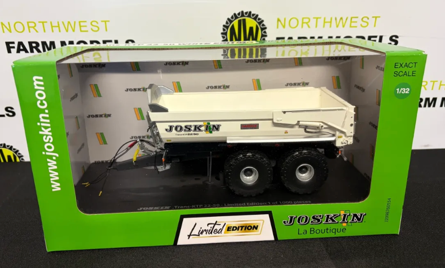 UNIVERSAL HOBBIES 6814 1:32 SCALE JOSKIN TRANS KTP 22/50 WHITE LIMITED EDITION