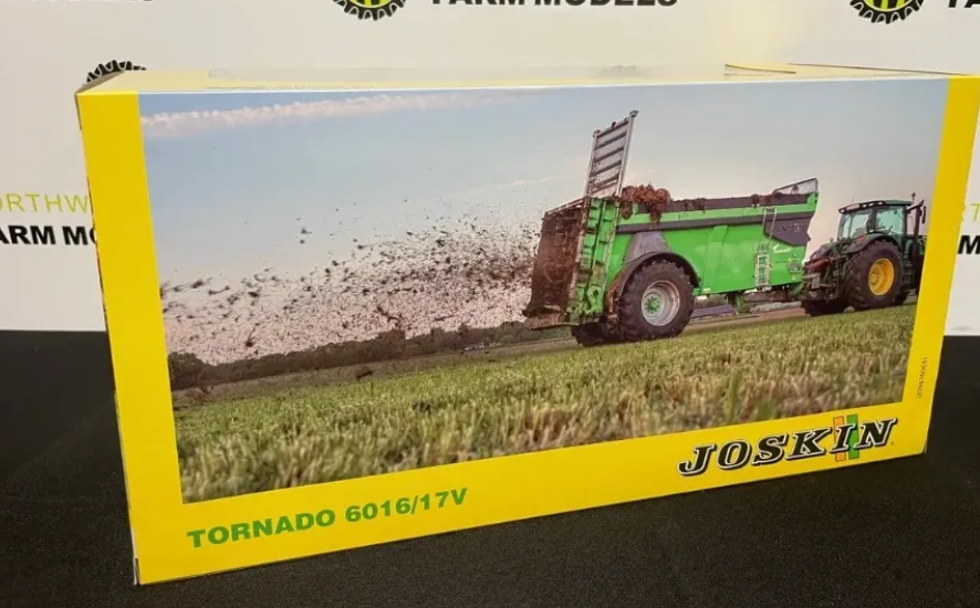 UNIVERSAL HOBBIES 6787 1:32 SCALE JOSKIN TORNADO 6016/17V REAR DISCHARGE SPREADER