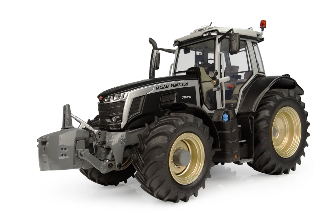 UNIVERSAL HOBBIES 7207 1:32 SCALE MASSEY FERGUSON 7S.210 WITH GOLD WHEELS