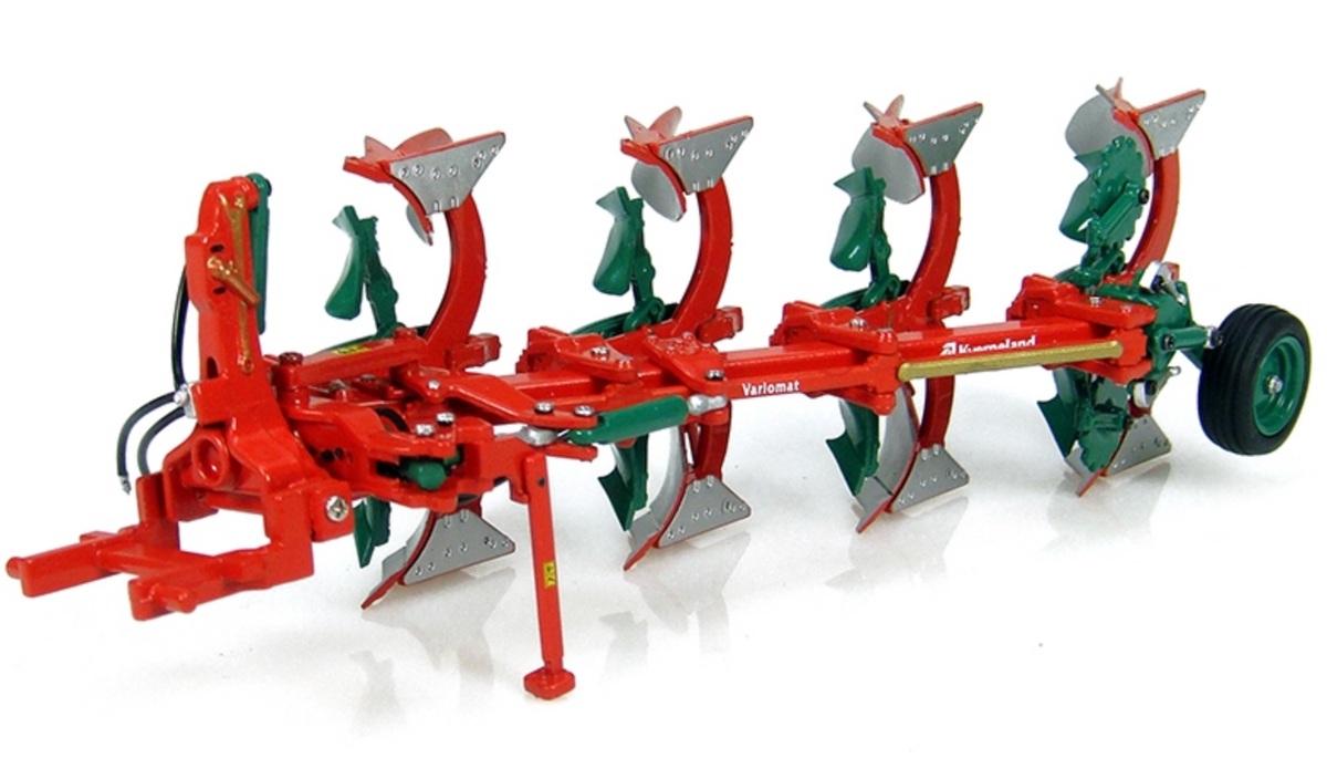 UNIVERSAL HOBBIES 4916 1:32 SCALE KVERNELAND 150 S VARIOMAT 4 FURROW REVERSIBLE PLOUGH