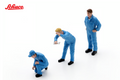 SCHUCO 1:32 SCALE 32U00022 MECHANIC FIGURE SET "FORTSCHRITT"