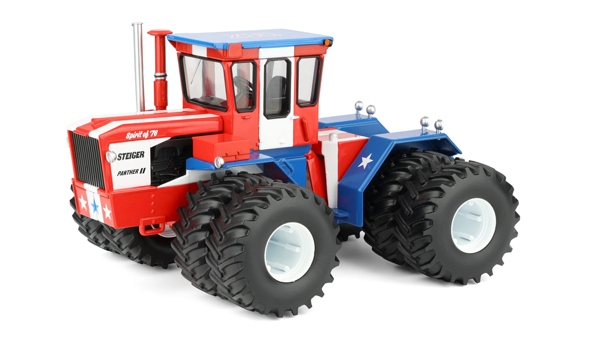 ERTL 1:32 SCALE 44484 STEIGER PANTHER II SPIRIT OF 76 4WD TRACTOR WITH DUAL WHEELS "USA 250"