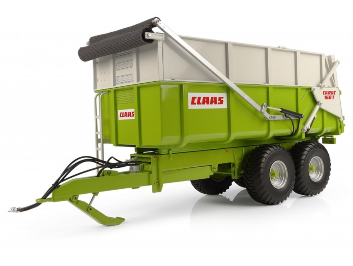 UNIVERSAL HOBBIES 6854 1:32 SCALE CLAAS CARAT 160T TRAILER WITH ROLLER COVER