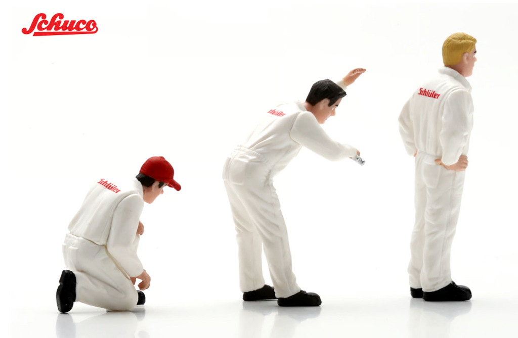 SCHUCO 1:32 SCALE 32U00023 MECHANIC FIGURE SET "SCHLÜTER"